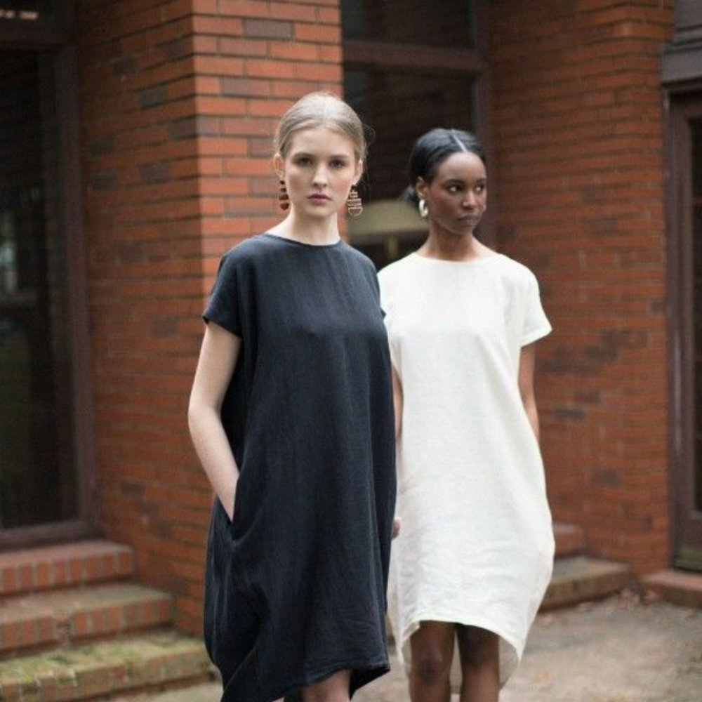 ISO (In Search Of) Black Crane Pleated Cocoon Dress Any Color